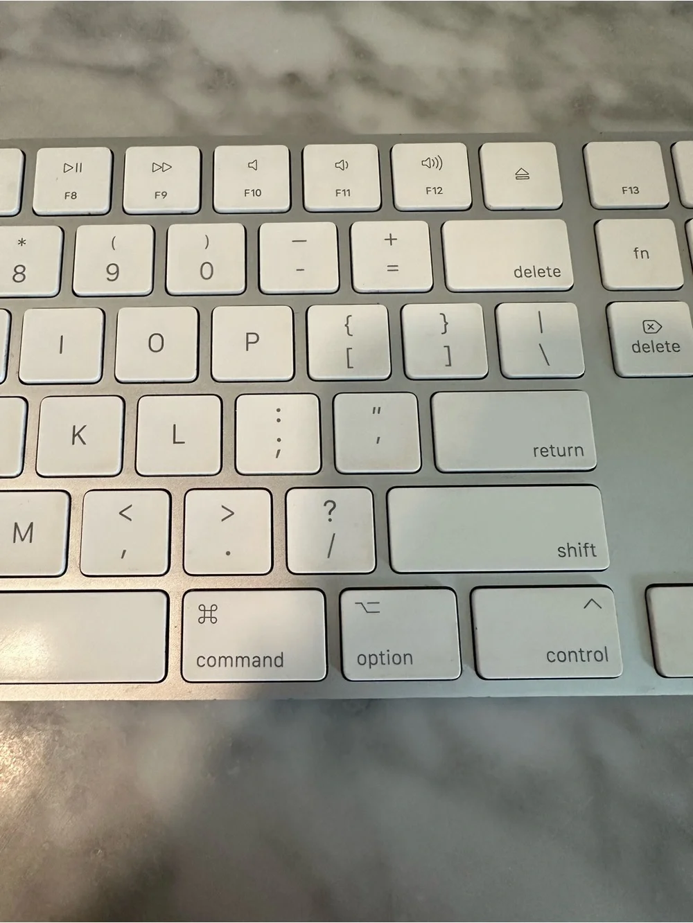 Apple Magic Keyboard with numeric keypad, wireless, white